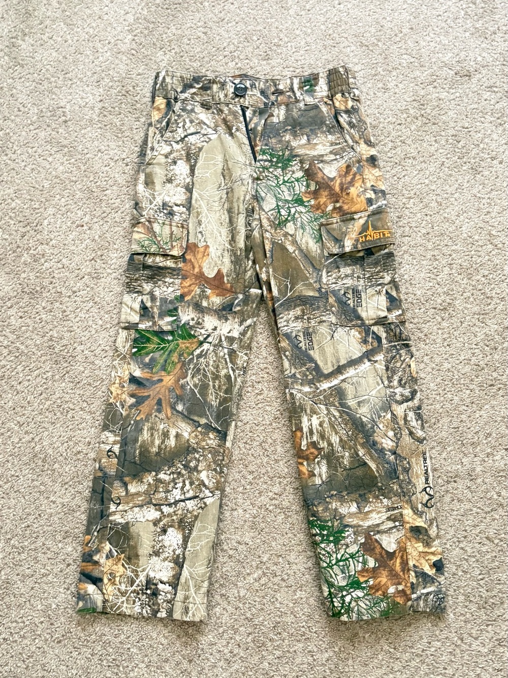 Realtree Camo Cargo Pants - Brown Green Tan